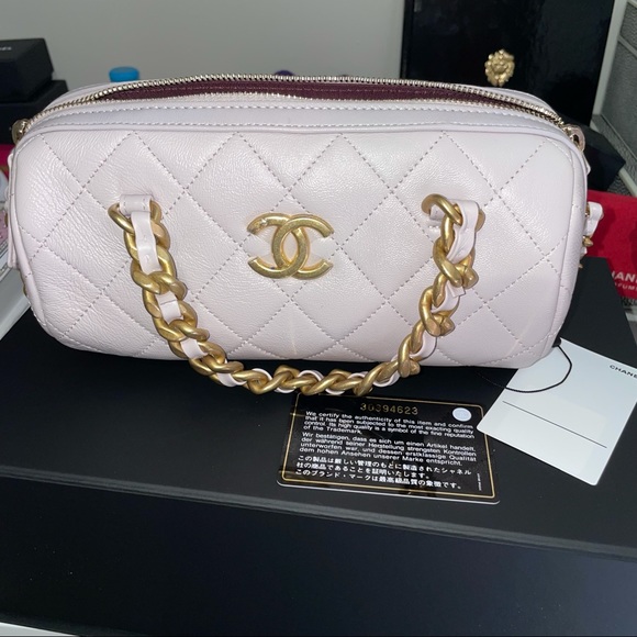 NEW 20A Chanel Bowler Crossbody Lilac Pink Bag - Picture 2 of 10